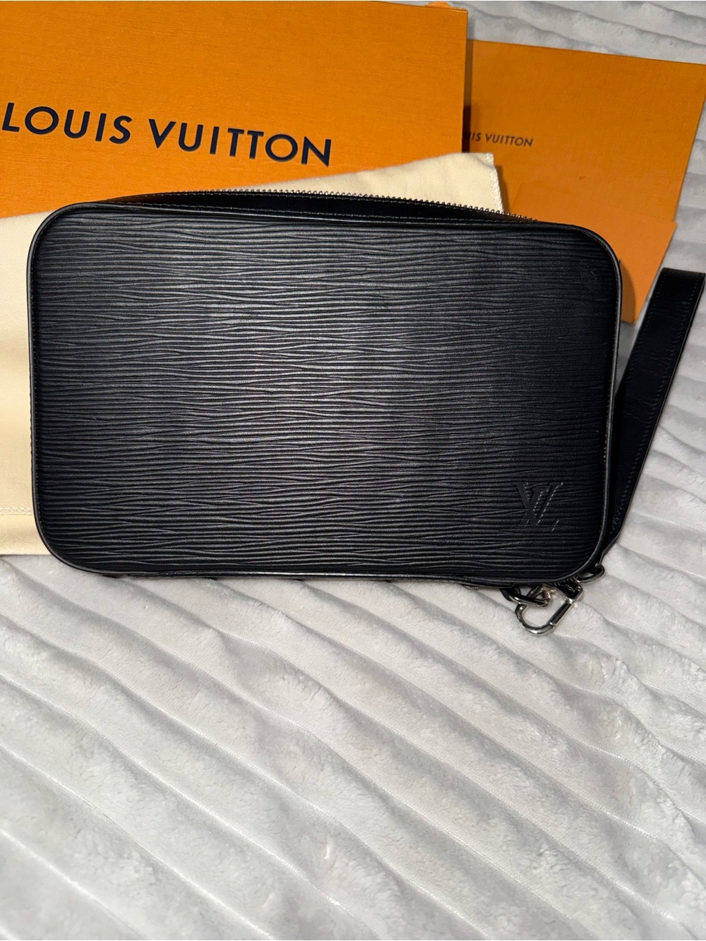 🎉SOLD🎉 Louis Vuitton Dandy Organizer Epi Noir - Picture 2 of 16
